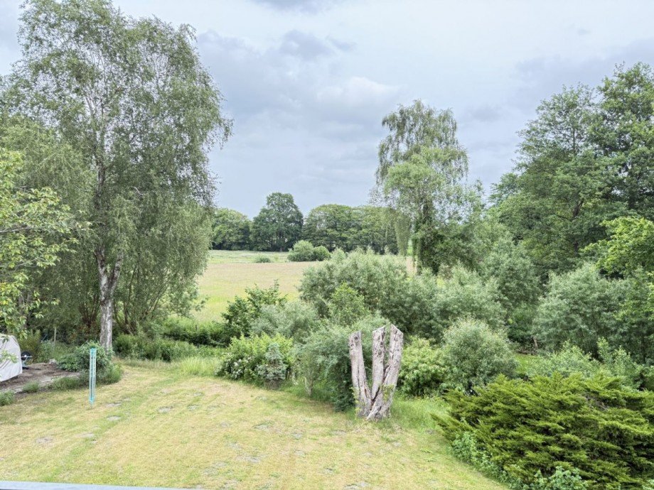 Blick ins Gr�ne Maisonettewohnung Gleschendorf