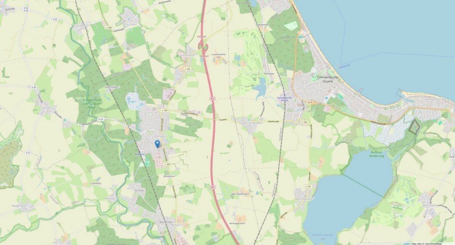 Lageplan Maisonettewohnung Pansdorf