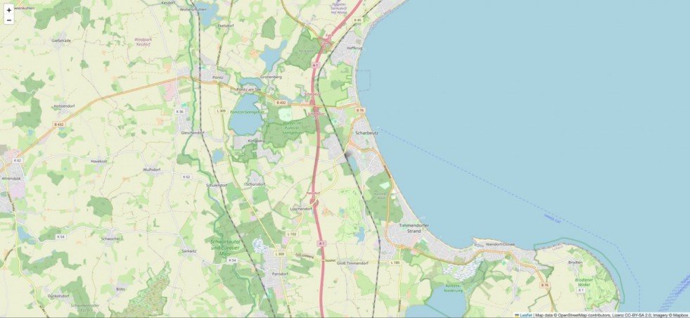 Lageplan Erdgeschosswohnung Scharbeutz