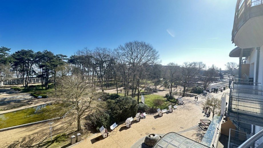 Blick auf die Kurpromenade Wohnung Timmendorfer Strand