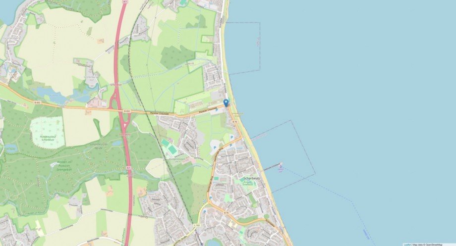 Lageplan Erdgeschosswohnung Scharbeutz