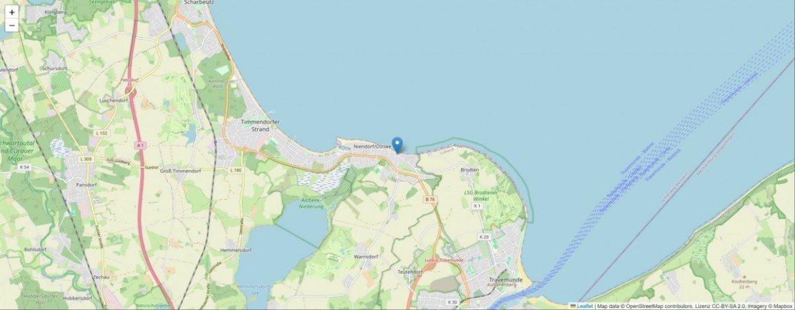 Lageplan Wohnung Timmendorfer Strand