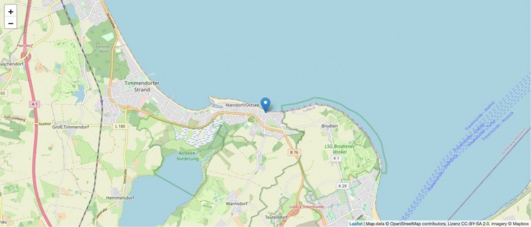 Lageplan Wohnung Timmendorfer Strand