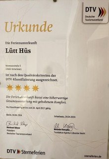 DTV-Klassifizierung Charmante 2,5-Zimmer-Ferienwohnung mit Terrasse & 4-Sterne-Klassifizierung in Scharbeutz!