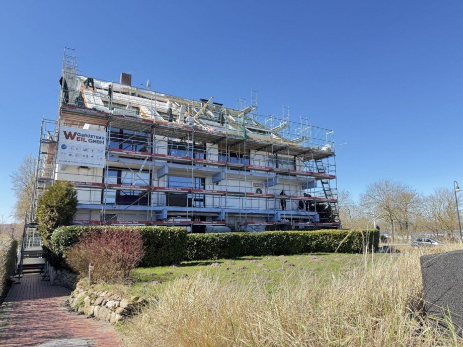 Aktueller Blick auf das Haus Erdgeschosswohnung Scharbeutz